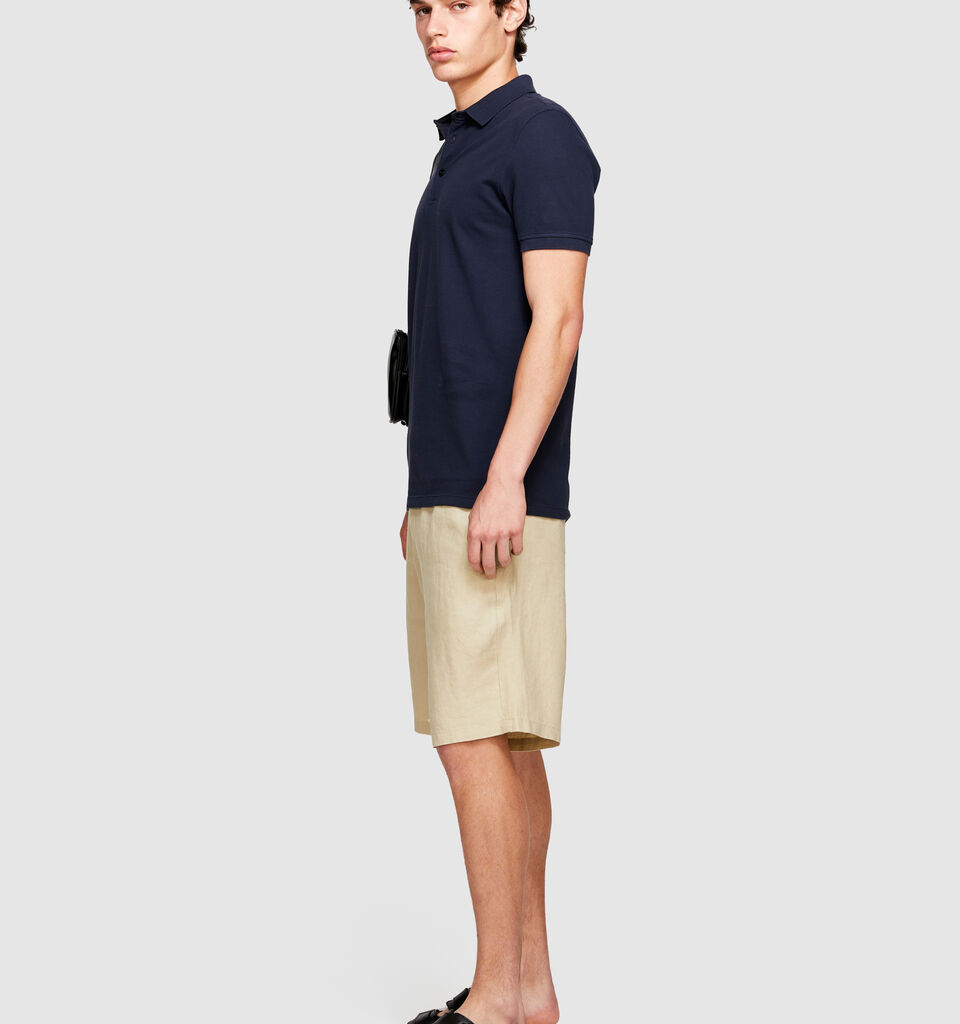 Slim fit polo - men's polos - Dark Blue | Sisley image number 2